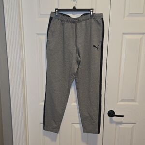 Puma | Pants | Mens Puma Fleece Pants Dark Grey Heather | Poshmark